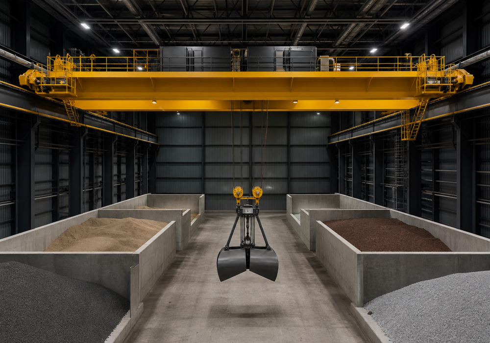 Grab Bucket Crane