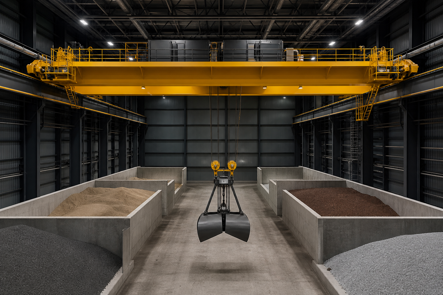 Grab Bucket Crane
